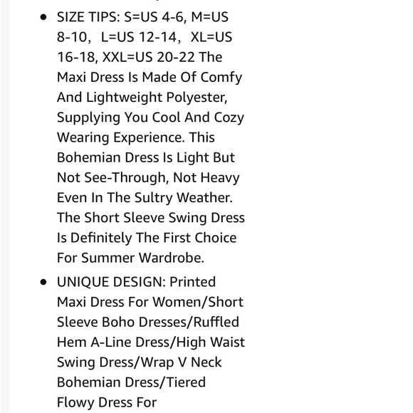 NWT PrettyGarden XXL flowy &flattering blue dress Wrap Vneck ruffle sleeve - Picture 7 of 10